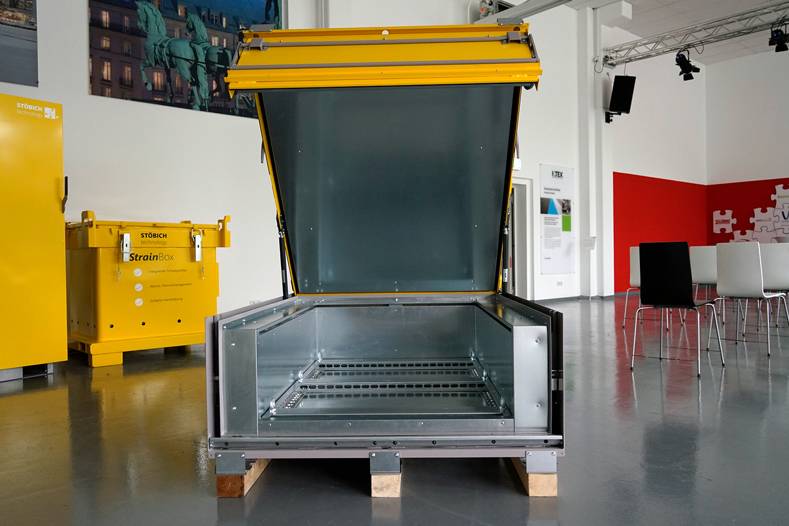 Sichere Lagerung von havarierten Batterien